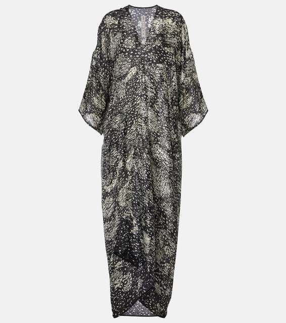 Rick Owens Tommykite draped satin gown