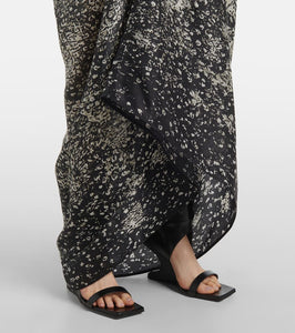 Rick Owens Tommykite draped satin gown