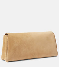 Khaite Audrey suede clutch