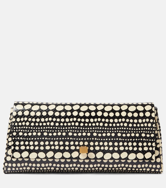 Khaite Audrey snake-effect leather clutch. Shop Khaite Clutches for women now.