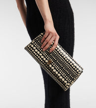 Khaite Audrey snake-effect leather clutch