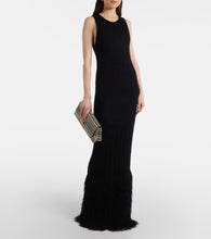 Khaite Audrey snake-effect leather clutch