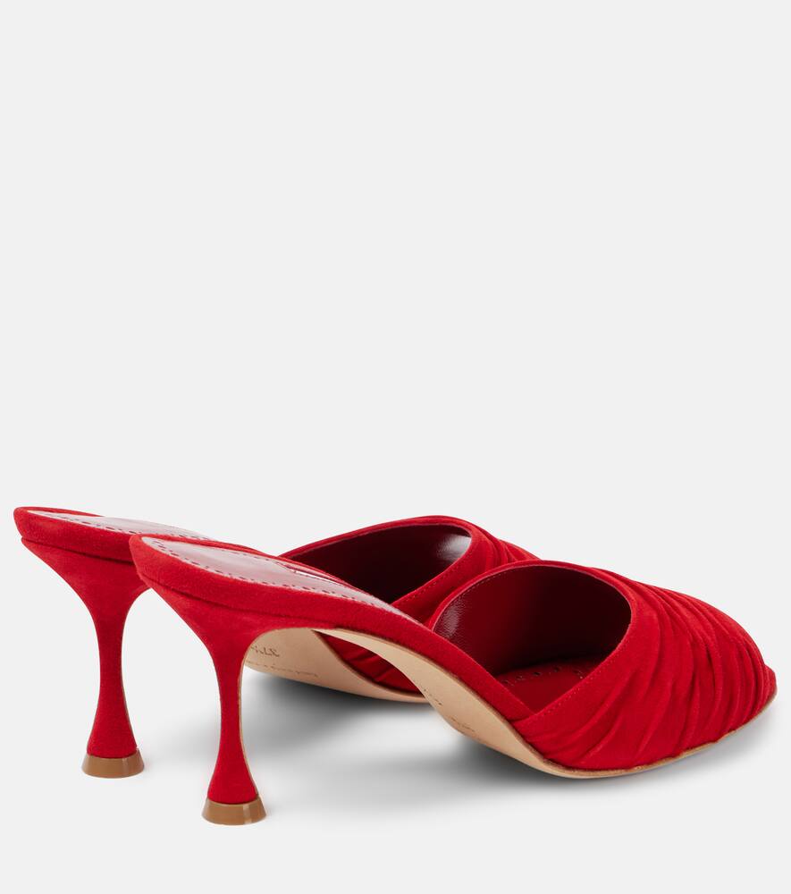 Manolo Blahnik Pirua 70 suede mules