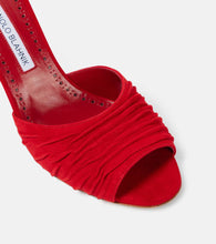 Manolo Blahnik Pirua 70 suede mules