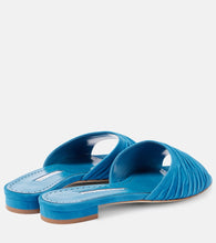 Manolo Blahnik Piruaflat 10 suede sandals