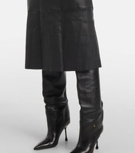 Joseph Kosma leather midi dress