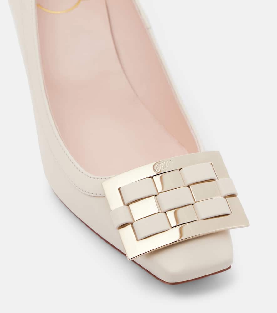 Roger Vivier Trompette 70 leather pumps