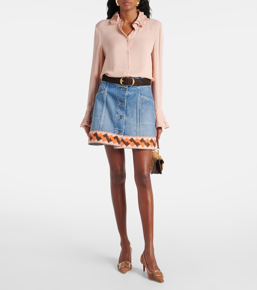 Roger Vivier Viv' Canard 55 buckle-detail suede pumps