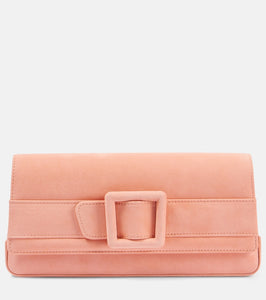 Manolo Blahnik Maygot suede clutch. Shop Manolo Blahnik Clutches for women now.