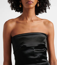 Dolce&Gabbana Satin bustier dress