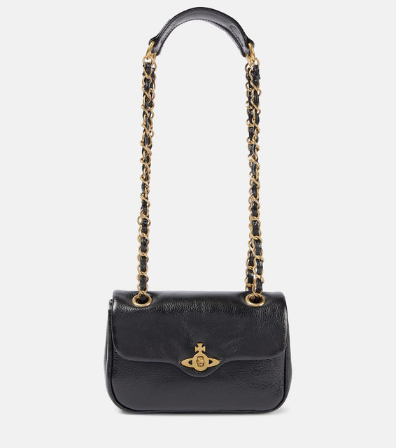 Vivienne Westwood Anita Chain leather shoulder bag. Shop Vivienne Westwood Shoulder Bags for women now.