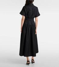Max Mara Agoraio pleated cotton shirt dress