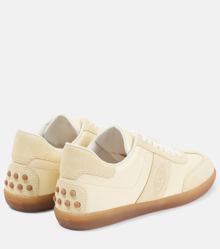Tod's Tabs leather and suede sneakers