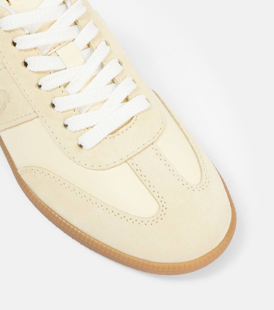 Tod's Tabs leather and suede sneakers