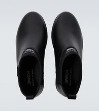 Comme des Garcons Homme Logo leather boots