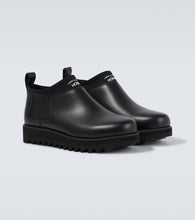 Comme des Garcons Homme Logo leather boots