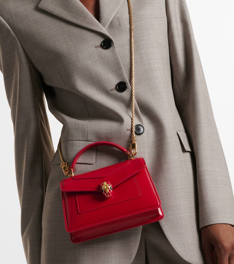 Bvlgari Serpenti Forever leather tote bag