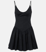 Staud Dena cotton poplin minidress