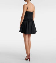 Staud Dena cotton poplin minidress