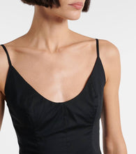 Staud Dena cotton poplin minidress