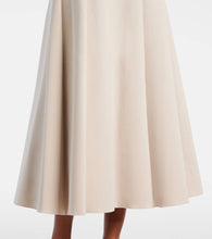 'S Max Mara Platani pleated cotton-blend midi dress