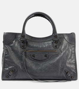 Balenciaga Le City Small leather tote bag. Shop Balenciaga Top-Handle Bags for women now.