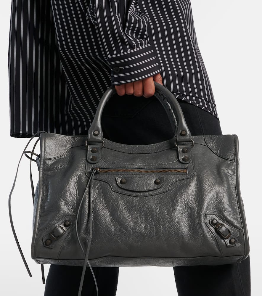 Balenciaga Le City Small leather tote bag