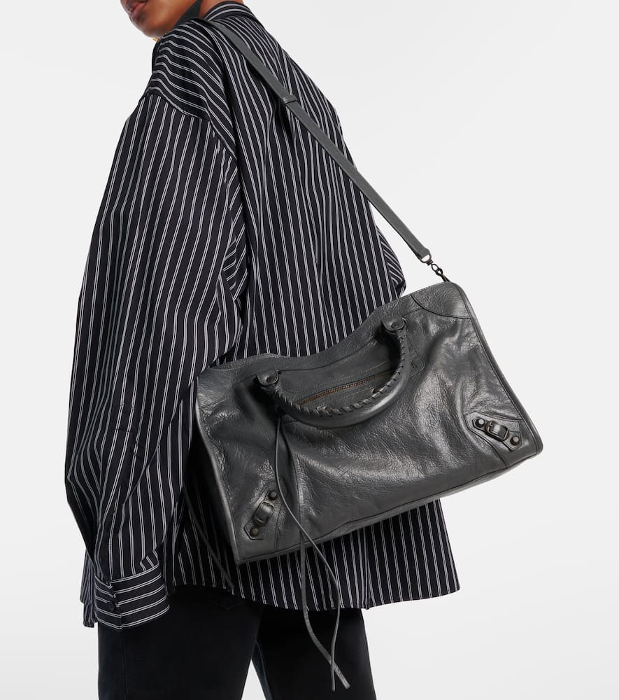 Balenciaga Le City Small leather tote bag