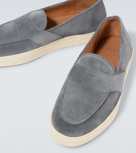 George Cleverley Joey II suede loafers