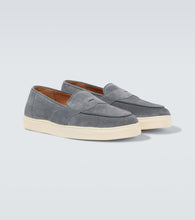 George Cleverley Joey II suede loafers