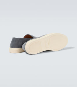 George Cleverley Joey II suede loafers