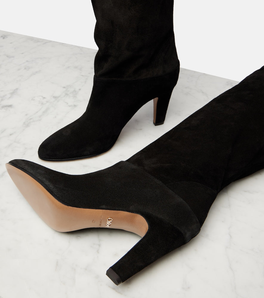 Chloe Suede over-the-knee boots