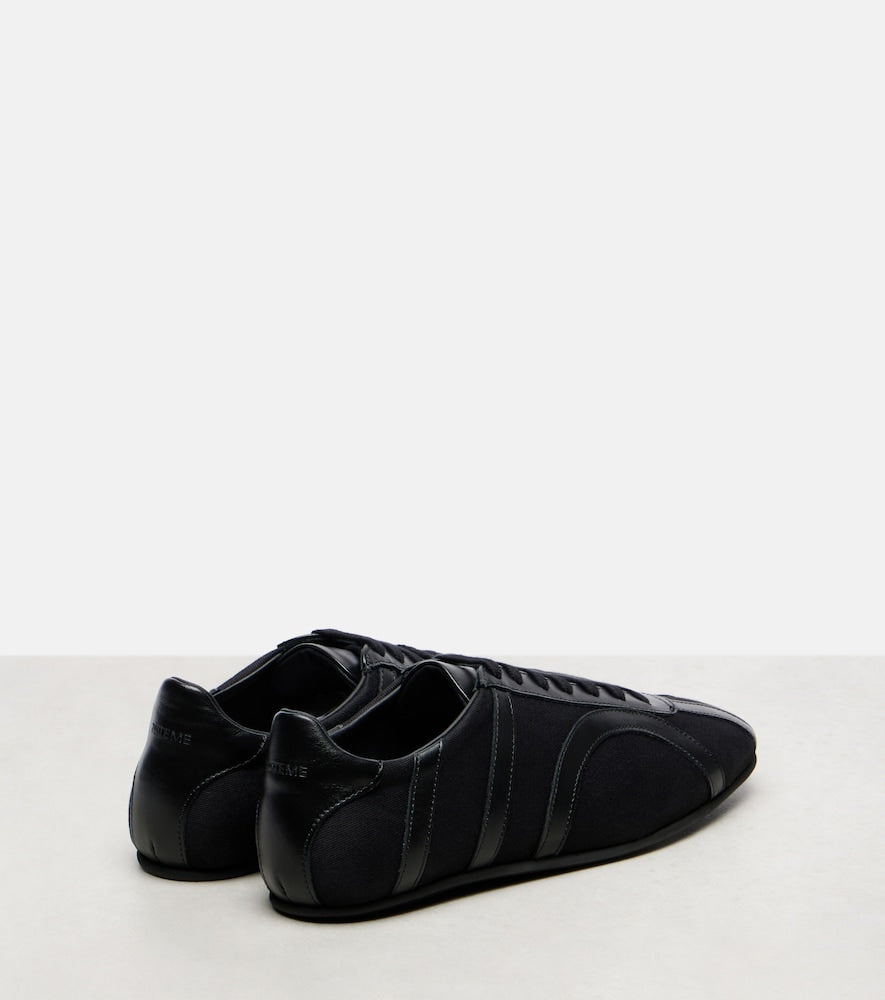 Toteme Leather-trimmed sneakers