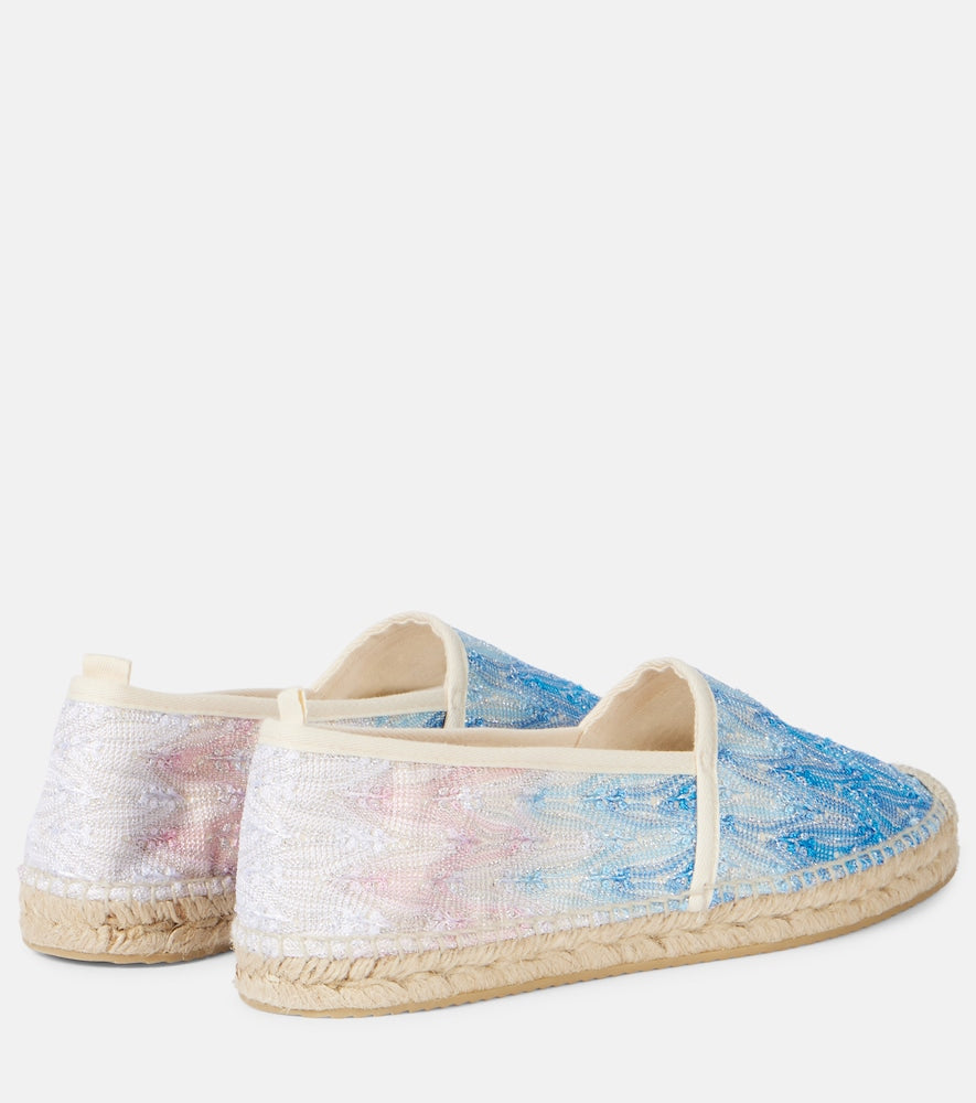 Missoni Zigzag ombré espadrilles