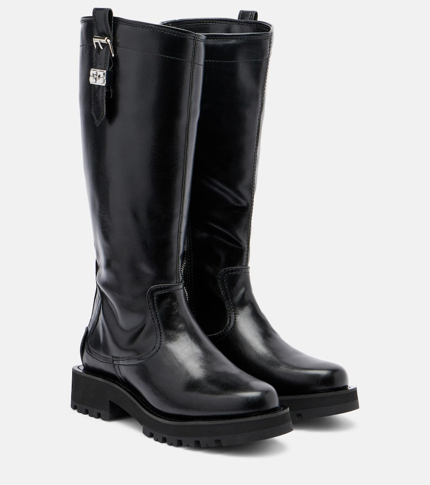 Ganni Studs knee-high boots