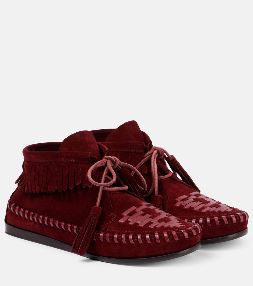 Isabel Marant Felsa fringed suede loafers