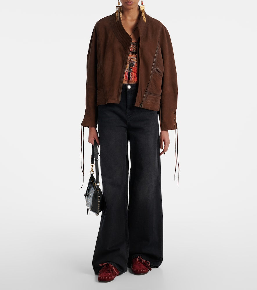 Isabel Marant Felsa fringed suede loafers