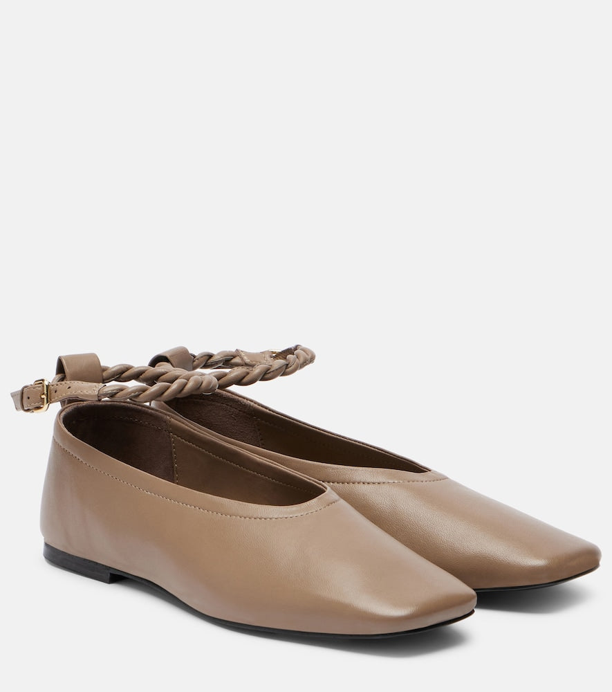 A.Emery Steele leather ballet flats