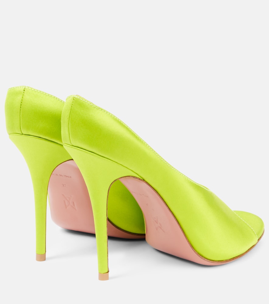 Amina Muaddi Anok 105 satin mules