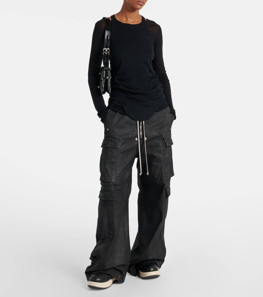 Rick Owens x Converse Turbowpn leather sneakers