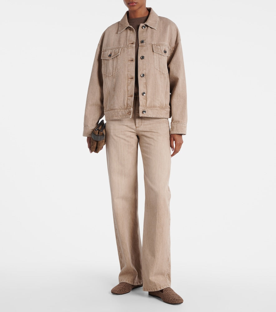 Brunello Cucinelli Embellished suede loafers