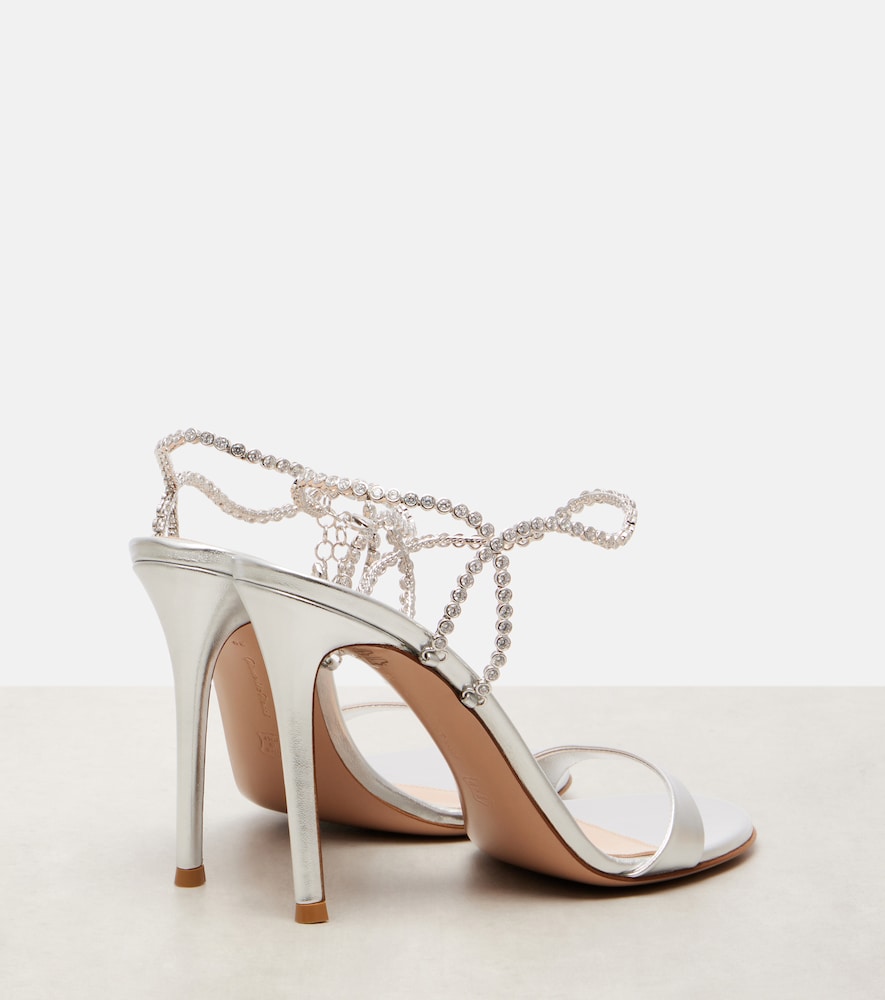 Gianvito Rossi Eternity embellished leather sandals