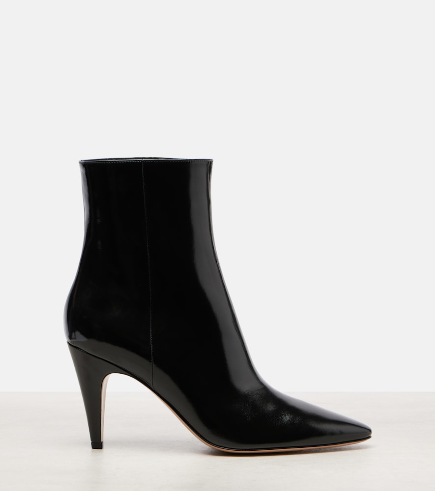 Gianvito Rossi Amelia 85 patent leather ankle boots