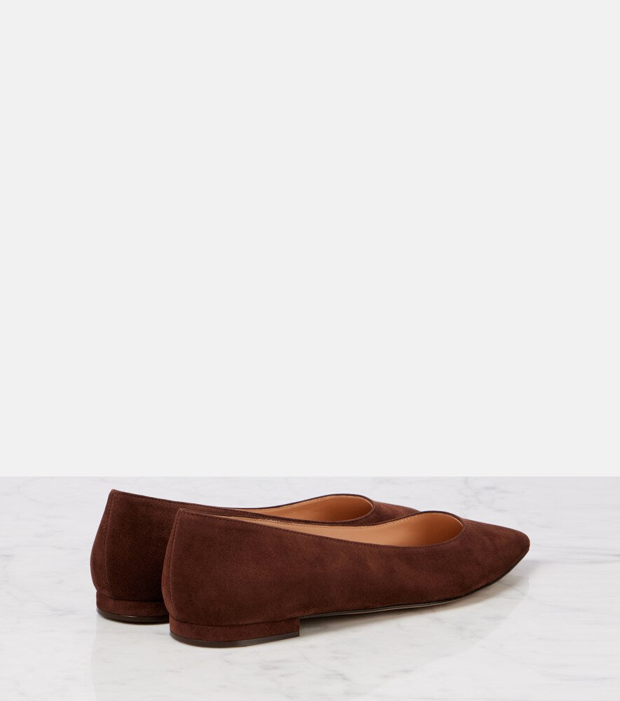 Gianvito Rossi Gianvito suede ballet flats