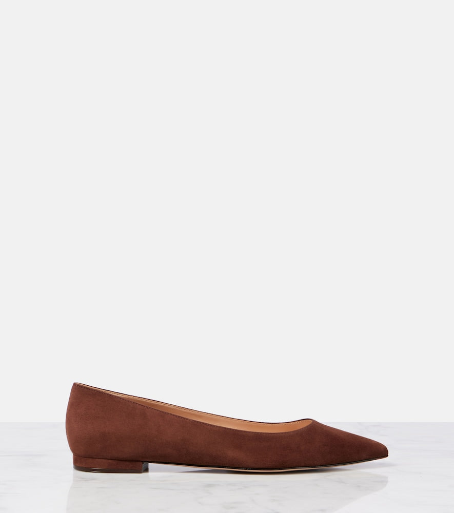 Gianvito Rossi Gianvito suede ballet flats