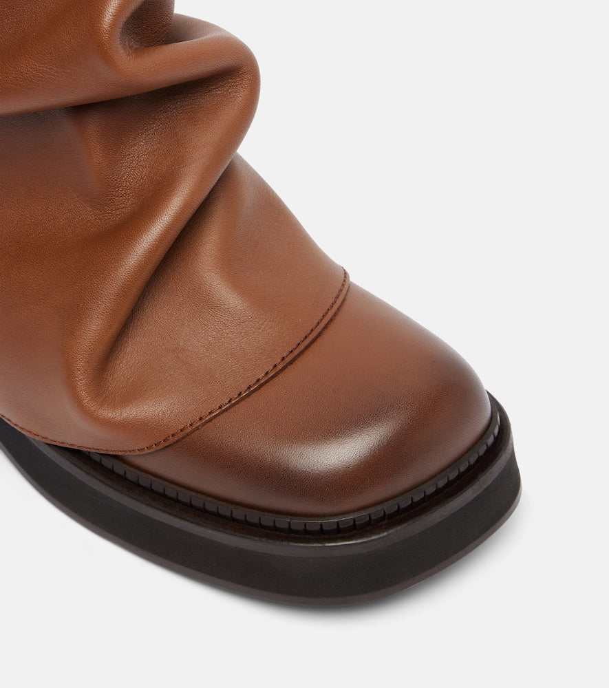 The Attico Mini Robin leather combat boots