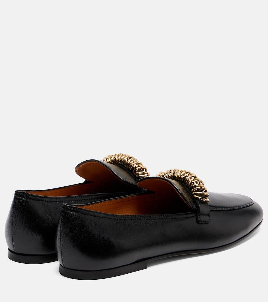 Tod's Embellished leather loafers