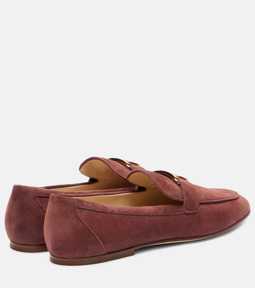 Tod's T Timeless suede loafers