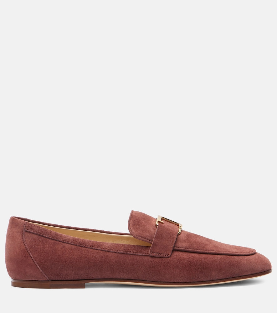 Tod's T Timeless suede loafers