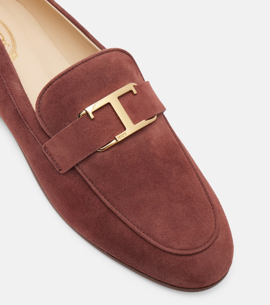 Tod's T Timeless suede loafers